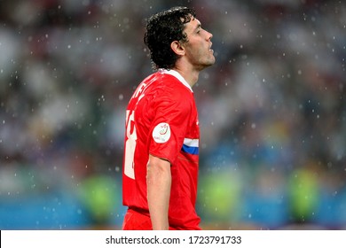 Wien, AUSTRIA - June 26, 2008: 
Yuri Zhirkov Reacts 
During The UEFA Euro 2008 
Russia V Spain At Ernst Happel Stadion. 
