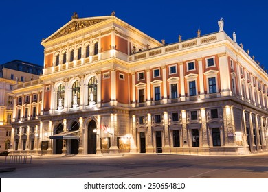 Wiener Musikverein At Evening