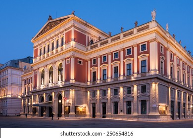 Wiener Musikverein At Evening