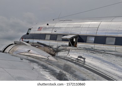 Wiesbade, Germany-June 10 2019: Candy Bombers, Celebrating 70 Years Of Berlin Airlift