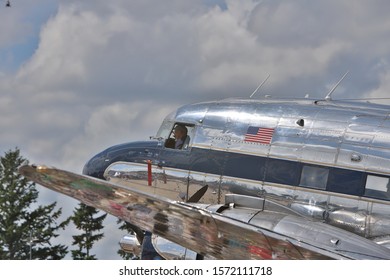 Wiesbade, Germany-June 10 2019: Candy Bombers, Celebrating 70 Years Of Berlin Airlift