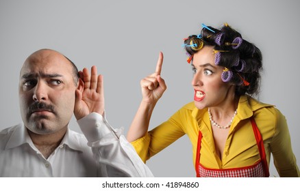 Couple Quarrel Stock Photo 41894857 Shutterstock picture pic image