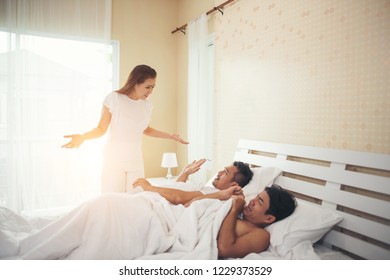 Wife Found Her Husband In Bed With Another Guy, He's Gay