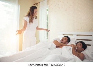 Wife Found Her Husband In Bed With Another Guy, He's Gay