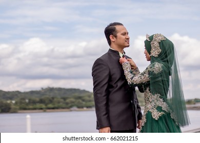 baju pengantin suit