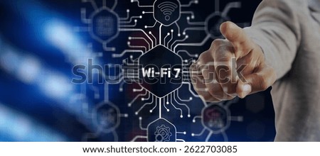 Wi-Fi 7 Next Generation Networking Communication. Reaching new levels of performance.