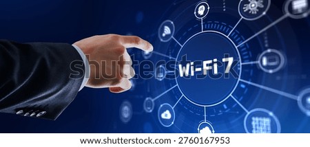 Wi-Fi 7 technology enabling seamless multi-device connectivity and VR applications.