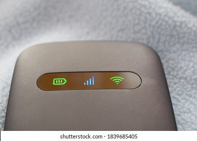 WiFi Dongle With Lights Burning