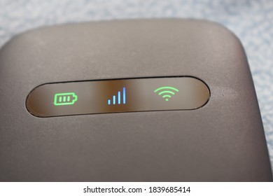 WiFi Dongle With Lights Burning