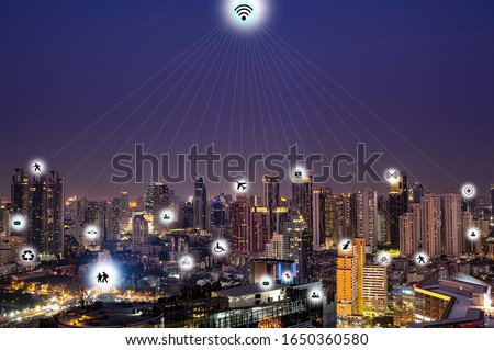 Similar – Foto Bild Sydney City Skyline dunkel