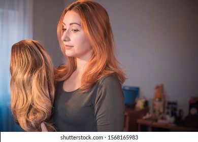 Wigs, Hair. Womens Beauty Concept