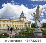 Wilanow royal palace, historical architecture of Warsaw