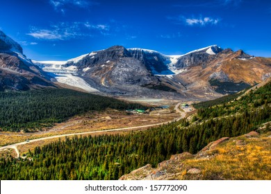 Wilcox Pass, And Views Of The Columbia Icefields, Jasper National Park, Alberta Canada