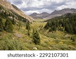 Wild basin in the Hunter-Fryingpan Wilderness, Colorado