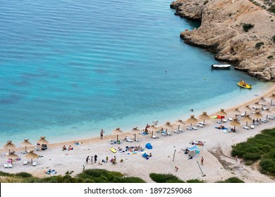 Wild Beach, Island Of Krk, Croatia