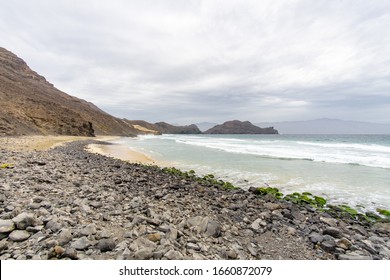 Wild Beach Salamansa, Sao Vicente Island, Cabo Verde, Green Cape