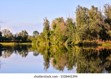 Wild Brenta River , digital image picture