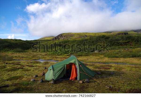Wild Camping Iceland Stock Photo Edit Now 742166827