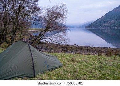 Wild Camping On Loch Goil Near To Carrick Castle