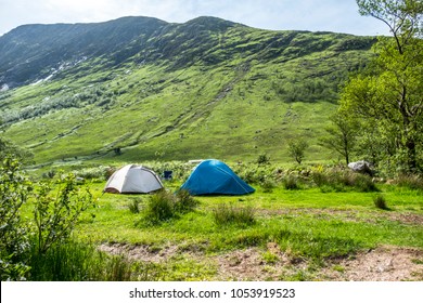 Wild Camping In The Wildernis Of Glen Etive, Scotland - Europe