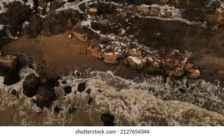 Wild Coast Of The Black Sea From Above. Odessa Region (Ukraine).