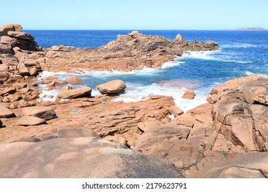 Wild Coast In Northern Brittany, France