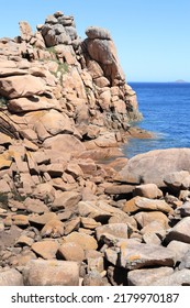 Wild Coast In Northern Brittany, France