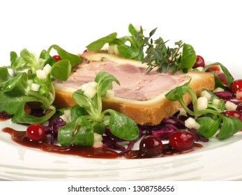 Wild Game Meat Terrine Wit Salad