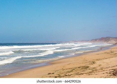 Wild Ocean In The Del Monte Beach, Monterey, USA