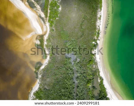 Similar – Luftaufnahme des Meeres und der Berge von Koh Samet