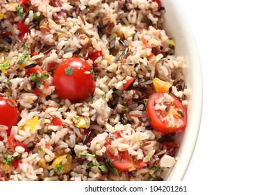 Wild Rice And Cherry Tomato Salad