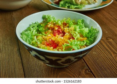 Wild Rice Pilaf With Butternut Squash Close Up