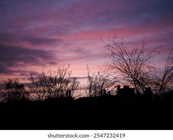 Wild Scottish Coastline at Sunset, purple and pink sky - Powered by Shutterstock