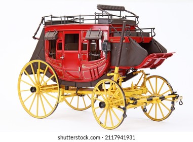 Wild West Passenger Horse Carriage, Mockup