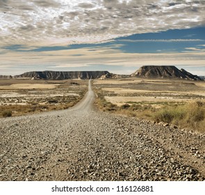 Wild West Road Landscape.