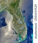 Wildfires in Florida.  Elements of this image furnished by NASA.