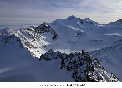 Wildspitze (3774 M), Highest Mountain In The Ötztal Alps In Tyrol, Austria