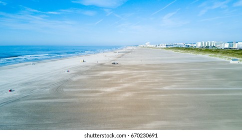 Wildwood Crest Wide Beach From Above, New Jersey, USA