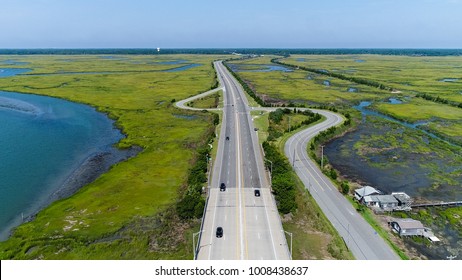 Wildwood New Jersey Marsh Road Aerial