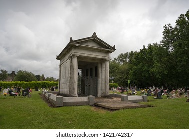 Wilford Hill Crematorium Cemetery Mausoleum, Nottingham, UK