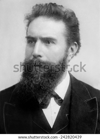 Wilhelm Roentgen (1845-1923), German physicist, received the first Nobel Prize for Physics, in 1901, for his discovery of X-rays in 1895.