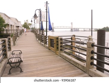 Wilimington, North Carolina riverwalk boardwalk