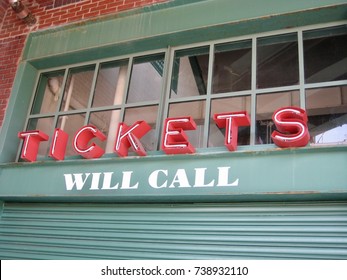 Will call Ticket Window Baseball