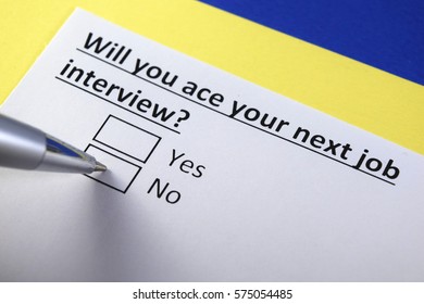 Will You Ace Your Next Job Interview? Yes Or No