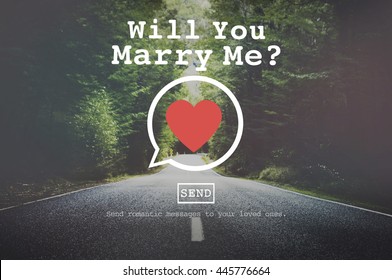 Will You Marry Me Valentine Romance Love Heart Dating Concept - Powered by Shutterstock