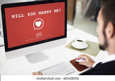 Will You Marry Me? Valentine Romance Heart Love Passion Concept - Powered by Shutterstock