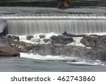 Willamette Falls Along Willamette River between Oregon City and West Linn Closeup