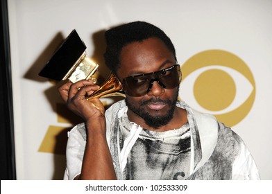 Will.I.Am  At The 52nd Annual Grammy Awards, Press Room, Staples Center, Los Angeles, CA. 01-31-10