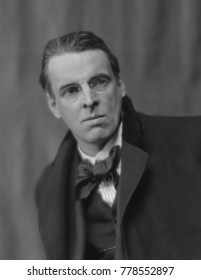 William Butler Yeats, Anglo-Irish Poet. Photograph By Arnold, Genthe, Mar. 31, 1914