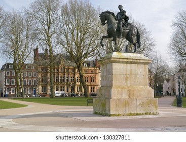 William III Statue And Queens Square, Bristol